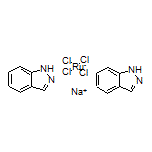 Sodium (OC-6-11)-Tetrachlorobis(1H-indazole-κN2)ruthenate(1-) (1:1)