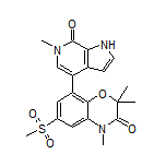 2,2,4-Trimethyl-8-(6-methyl-7-oxo-6,7-dihydro-6-azaindol-4-yl)-6-(methylsulfonyl)-2H-benzo[b][1,4]oxazin-3(4H)-one