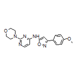 3-(4-Methoxyphenyl)-N-(2-morpholino-4-pyrimidinyl)isoxazol-5-amine