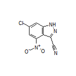 6-Chloro-4-nitro-1H-indazole-3-carbonitrile