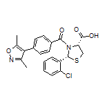 (2R,4R)-2-(2-Chlorophenyl)-3-[4-(3,5-dimethyl-4-isoxazolyl)benzoyl]thiazolidine-4-carboxylic Acid