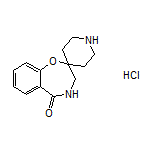 3H-Spiro[benzo[f][1,4]oxazepine-2,4’-piperidin]-5(4H)-one Hydrochloride