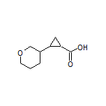 2-(Tetrahydro-2H-pyran-3-yl)cyclopropanecarboxylic Acid