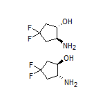 (1R,2R)-rel-2-Amino-4,4-difluorocyclopentanol