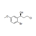 (S)-1-(2-Bromo-5-methoxyphenyl)-3-chloro-1-propanol