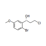 (R)-1-(2-Bromo-5-methoxyphenyl)-3-chloro-1-propanol