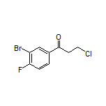 1-(3-Bromo-4-fluorophenyl)-3-chloro-1-propanone