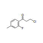 3-Chloro-1-(2-fluoro-4-methylphenyl)-1-propanone