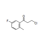 3-Chloro-1-(5-fluoro-2-methylphenyl)-1-propanone