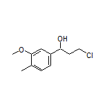 3-Chloro-1-(3-methoxy-4-methylphenyl)-1-propanol