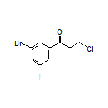 1-(3-Bromo-5-iodophenyl)-3-chloro-1-propanone