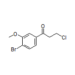 1-(4-Bromo-3-methoxyphenyl)-3-chloro-1-propanone