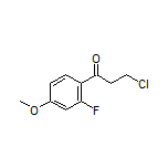 3-Chloro-1-(2-fluoro-4-methoxyphenyl)-1-propanone