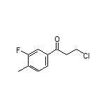 3-Chloro-1-(3-fluoro-4-methylphenyl)-1-propanone