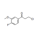 3-Chloro-1-(4-fluoro-3-methoxyphenyl)-1-propanone