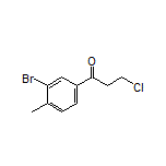 1-(3-Bromo-4-methylphenyl)-3-chloro-1-propanone