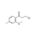 3-Chloro-1-(2-methoxy-4-methylphenyl)-1-propanone