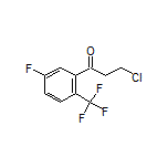 3-Chloro-1-[5-fluoro-2-(trifluoromethyl)phenyl]-1-propanone