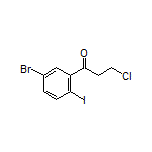 1-(5-Bromo-2-iodophenyl)-3-chloro-1-propanone