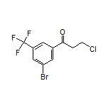 1-[3-Bromo-5-(trifluoromethyl)phenyl]-3-chloro-1-propanone