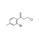 1-(2-Bromo-4-methylphenyl)-3-chloro-1-propanone