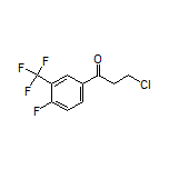 3-Chloro-1-[4-fluoro-3-(trifluoromethyl)phenyl]-1-propanone