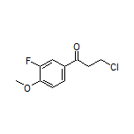 3-Chloro-1-(3-fluoro-4-methoxyphenyl)-1-propanone