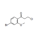 1-(4-Bromo-2-methoxyphenyl)-3-chloro-1-propanone