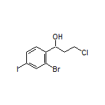 1-(2-Bromo-4-iodophenyl)-3-chloro-1-propanol