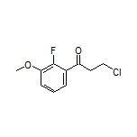 3-Chloro-1-(2-fluoro-3-methoxyphenyl)-1-propanone