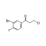 1-(3-Bromo-4-iodophenyl)-3-chloro-1-propanone