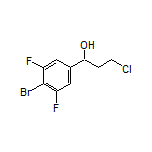 1-(4-Bromo-3,5-difluorophenyl)-3-chloro-1-propanol