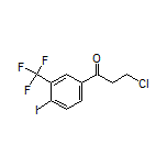 3-Chloro-1-[4-iodo-3-(trifluoromethyl)phenyl]-1-propanone