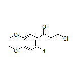 3-Chloro-1-(2-iodo-4,5-dimethoxyphenyl)-1-propanone