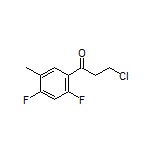 3-Chloro-1-(2,4-difluoro-5-methylphenyl)-1-propanone