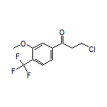 3-Chloro-1-[3-methoxy-4-(trifluoromethyl)phenyl]-1-propanone