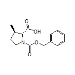 (2R,3R)-1-Cbz-3-methylpyrrolidine-2-carboxylic Acid