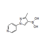 3-Methyl-1-(4-pyridyl)-1H-pyrazole-4-boronic Acid