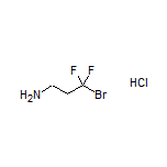 3-Bromo-3,3-difluoro-1-propanamine Hydrochloride