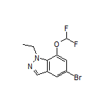 5-Bromo-7-(difluoromethoxy)-1-ethyl-1H-indazole