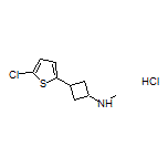 3-(5-Chloro-2-thienyl)-N-methylcyclobutanamine Hydrochloride