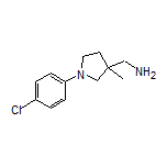 [1-(4-Chlorophenyl)-3-methyl-3-pyrrolidinyl]methanamine