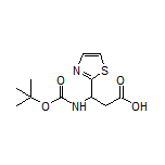 3-(Boc-amino)-3-(2-thiazolyl)propanoic Acid