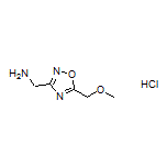 [5-(Methoxymethyl)-1,2,4-oxadiazol-3-yl]methanamine Hydrochloride