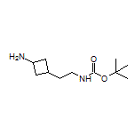 3-[2-(Boc-amino)ethyl]cyclobutanamine