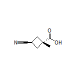 trans-3-Cyano-1-methylcyclobutanecarboxylic Acid