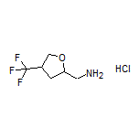 [4-(Trifluoromethyl)tetrahydrofuran-2-yl]methanamine Hydrochloride