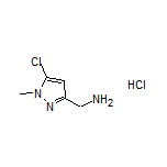 (5-Chloro-1-methyl-3-pyrazolyl)methanamine Hydrochloride