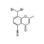 8-(Dibromomethyl)-2-methyl-4-oxo-4H-chromene-5-carbonitrile