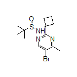 N-[1-(5-Bromo-4-methyl-2-pyrimidinyl)cyclobutyl]-2-methylpropane-2-sulfinamide